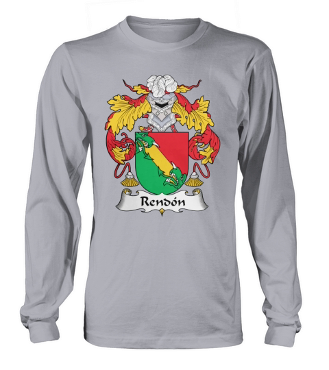 Rendon Family Crest Spanish Family Crests - Coffee Mug (colored) Long sleeved Unisex