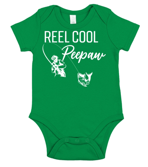 Reel Cool Peepaw shirt Short Sleeve Baby One-Piece