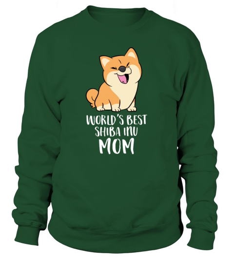 Worlds Best Shiba Inu Mom Dog Shiba Mama Cute Women's Sweatshirt