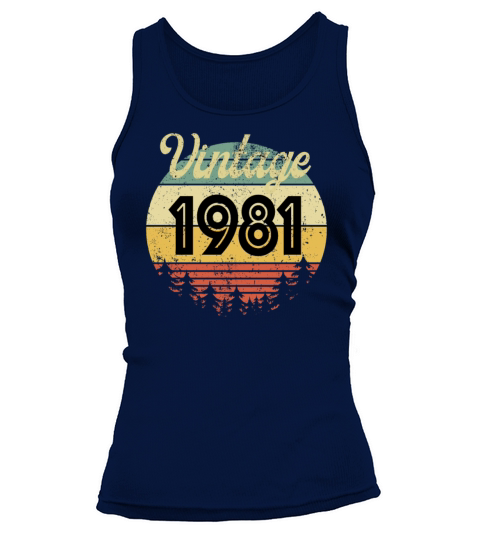 Vintage 1981 Gift Women's Tank Top