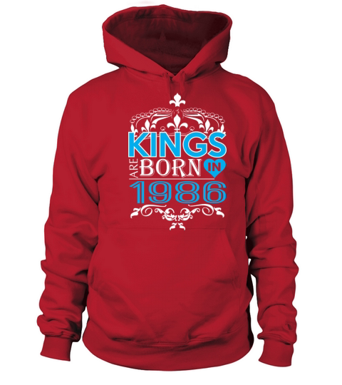 Kings Are Born In 1986 Happy Fathers Day Women's Hoodie