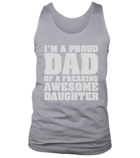 FATHERS DAY IM A PROUD DAD T-Shirt_1 Tank Top Unisex
