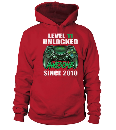 Level 11 Unlocked Awesome Since 2010 Gamer Women's Hoodie