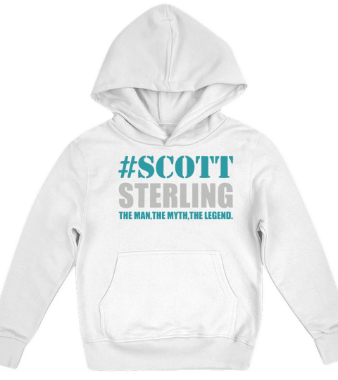 Scott Sterling The Man The Myth The Legend Kids Hoodie