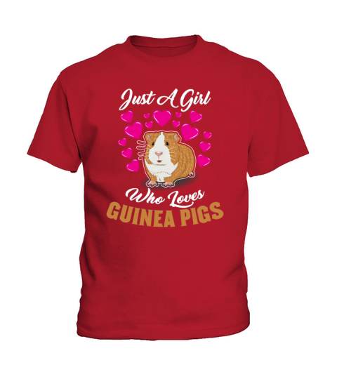 Just A Girl Who Loves Guinea Pigs Guinea Pig Kids T-Shirt