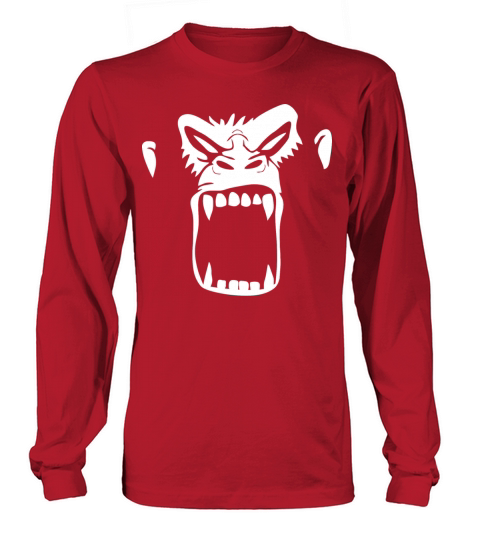 Gorilla Face Women's Long Sleeve