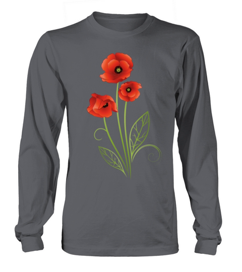 Poppies Poppy Flowers Summer Meadow Women's Long Sleeve