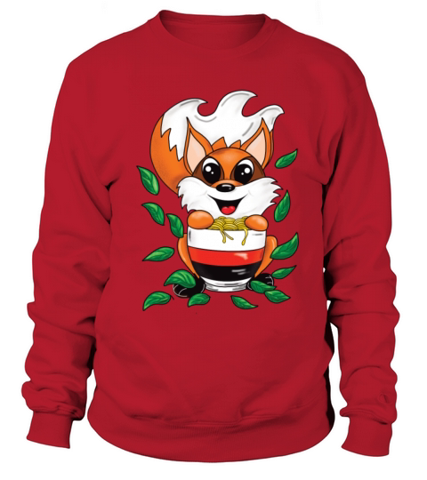 Fox Leaves Ramen Women's Sweatshirt