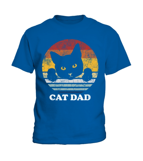 Cat Dad Matching Couple Outfit Cat Lover Gift Idea Kids T-Shirt