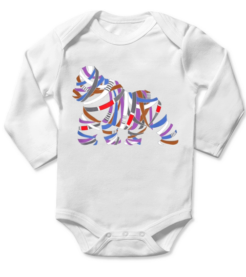 Gorille de ceinture Bjj Jiu Jitsu Long Sleeve Baby One-Piece