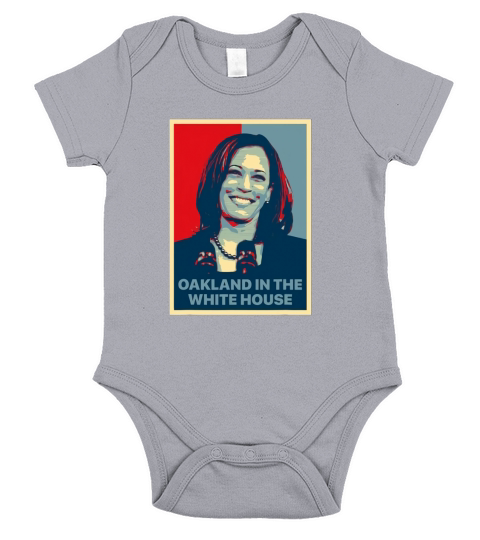 Oakland In The White House Lady Short Sleeve Baby One-Piece