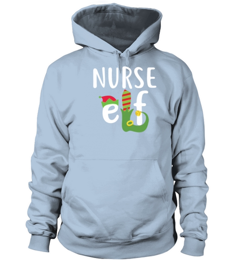 Nurse Elf T-Shirt - Funny Christmas Holiday Women's Hoodie