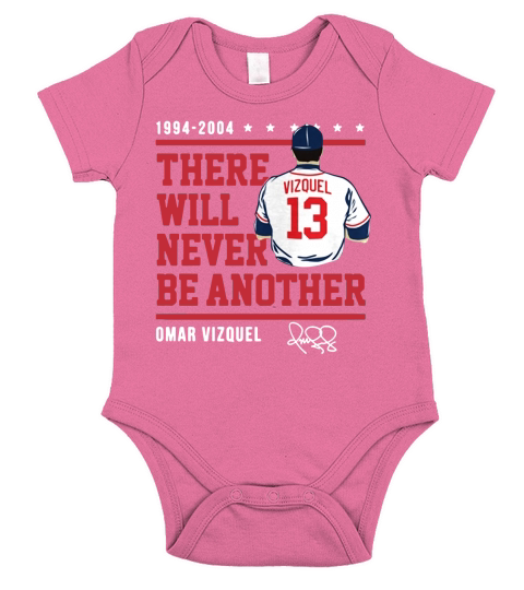 THERE WILL NEVER BE ANOTHER  OMAR VIZQUEL Short Sleeve Baby One-Piece