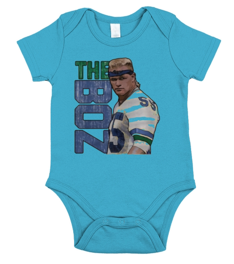 The Brian Bosworth Boz Football Sport Short Sleeve Baby One-Piece