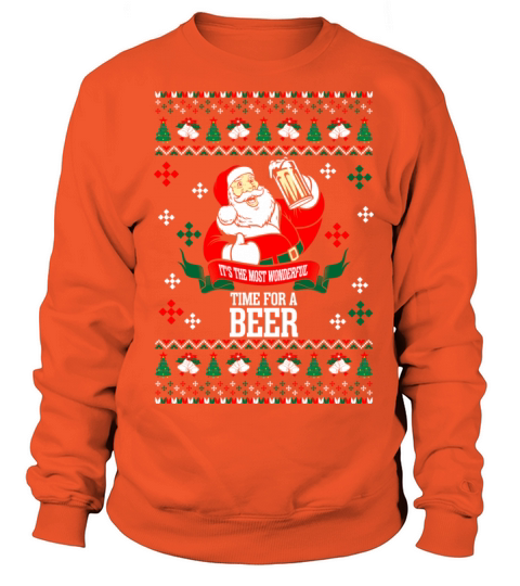 Its the Most Wonderful Time For A Beer Ugly Chris Women's Sweatshirt