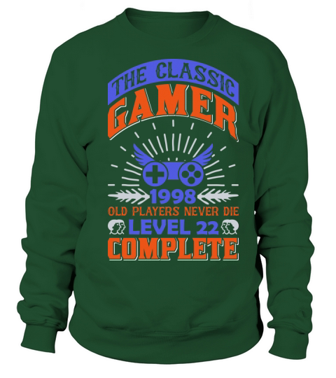 The Classic Gamer 1998 Level 22 Women's Sweatshirt