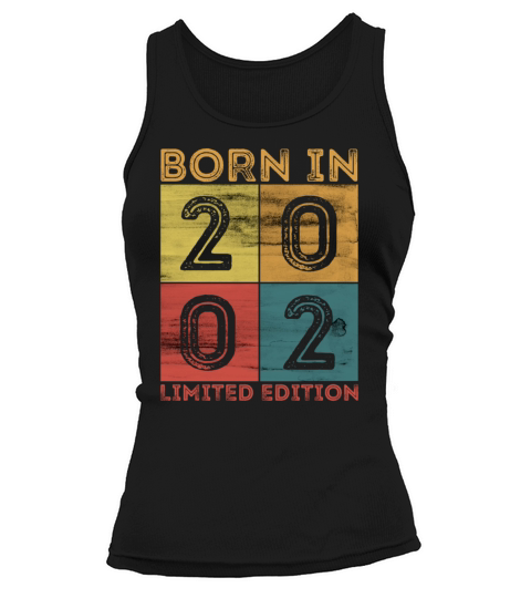 20th Birthday Born In 2002 Limited Edition Vintage Women's Tank Top
