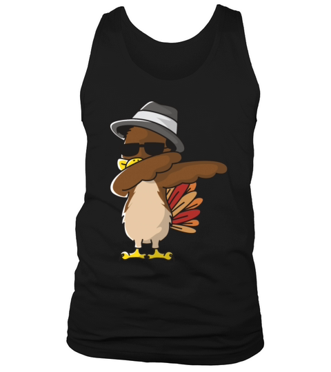 Dabbing Turkey Thanksgiving Men's Tank Top