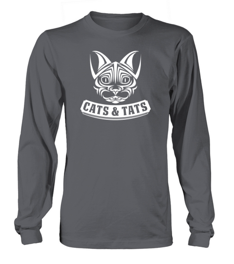 Cats And Tats Black Tribal Tattoo Gift Women's Long Sleeve