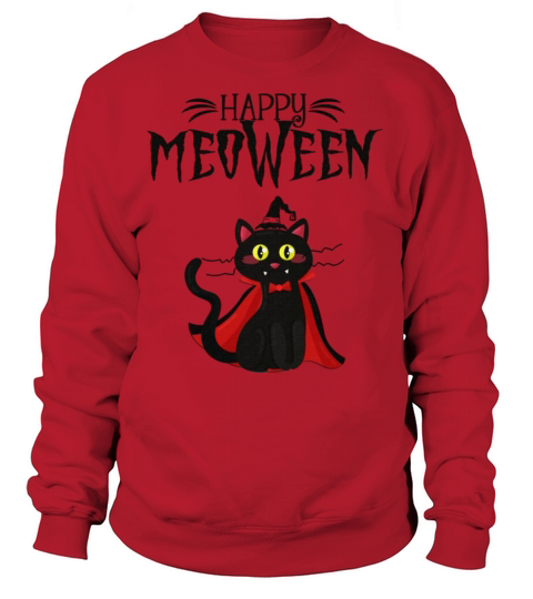 Magician Cat Happy Meoween Halloween magician Women's Sweatshirt