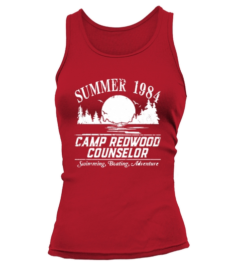 Camp Redwood Counselor Summer 1984 Tank top Woman
