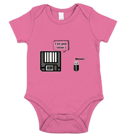 Disquette I am your father Short Sleeve Baby One-Piece