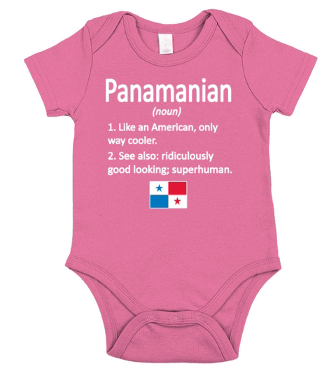 Panamanian Roots Panama Flag Panamanian Heritage Short Sleeve Baby One-Piece