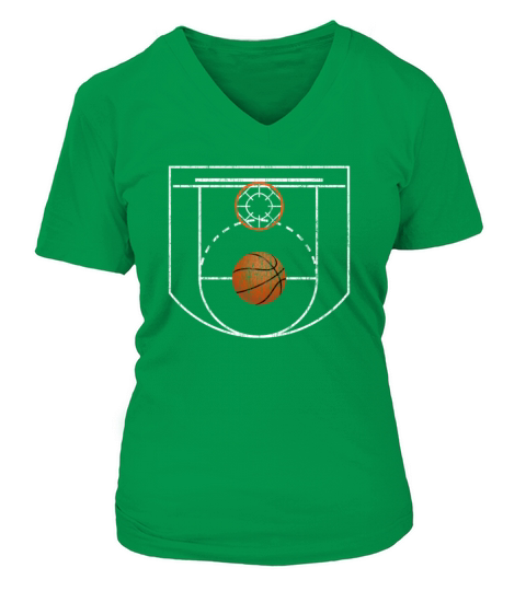 Cool Basketball Gift Idea Women's V-Neck T-shirt