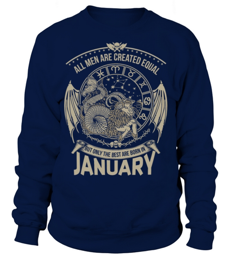 January - The best men are born in january Women's Sweatshirt