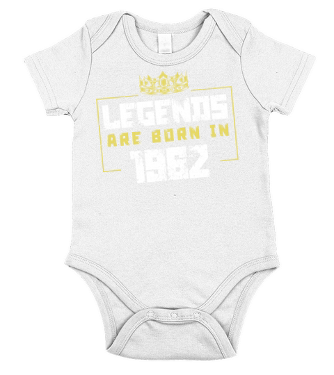1962 legends born in Short Sleeve Baby One-Piece