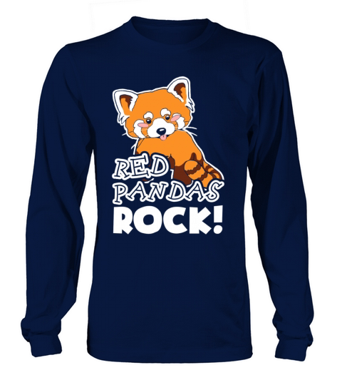Red Pandas Rock Shirt Women's Long Sleeve