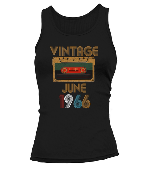 Vintage Birthday Cassette Tape June 1966 56th Tank top Woman