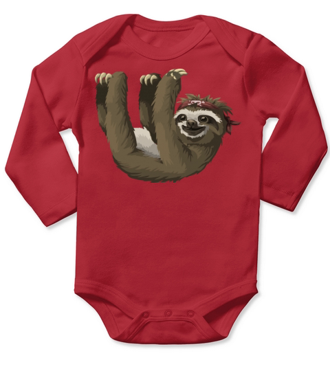 Inhabitants Npc Sloth Long Sleeve Baby One-Piece