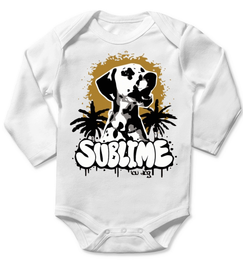 Sublime Lou Dog Long Sleeve Baby One-Piece
