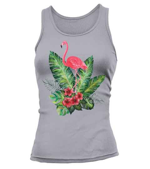 Flamingo in Watercolor Women's Tank Top