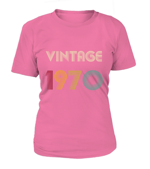 49th Birthday Vintage 1970 Gift Women's T-Shirt