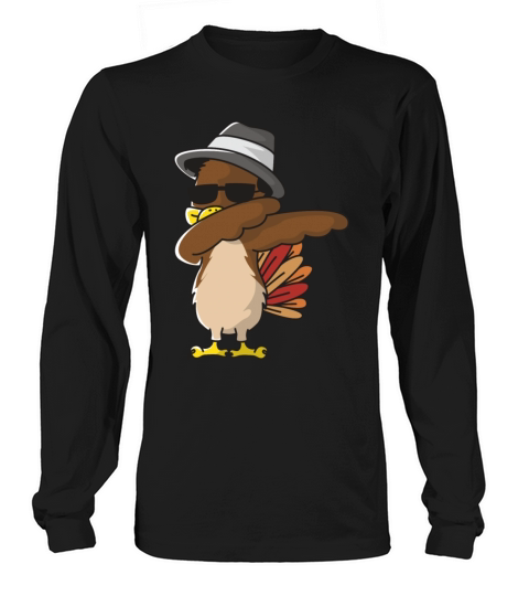 Dabbing Turkey Thanksgiving Women's Long Sleeve