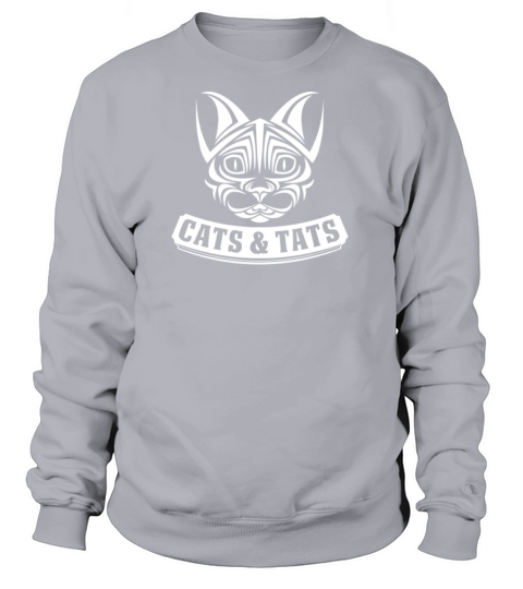 Cats And Tats Black Tribal Tattoo Gift Women's Sweatshirt