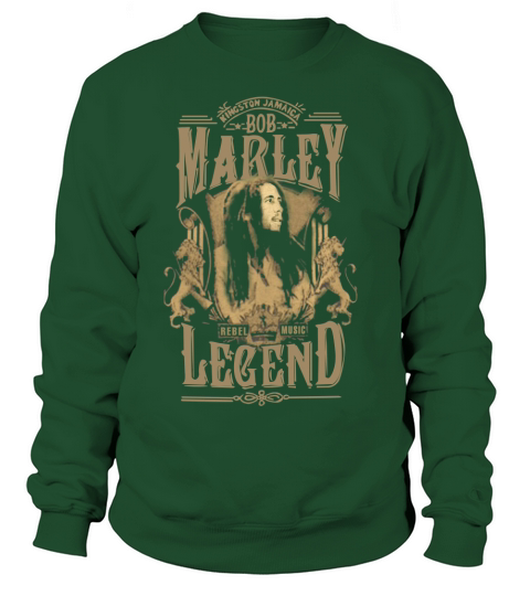 BOB MARLEY REBEL MUSIC LEGEND BLACK T SHIRT Sweatshirt Unisex