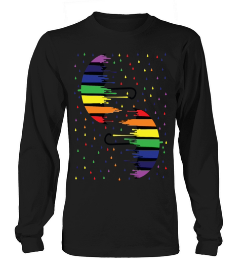 rainbow umbrellas Women's Long Sleeve