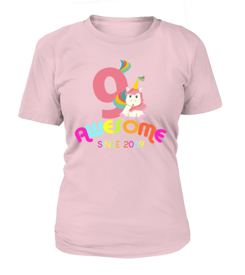 Awesome Since 2009 Unicorn Birthday Gift Women's T-Shirt