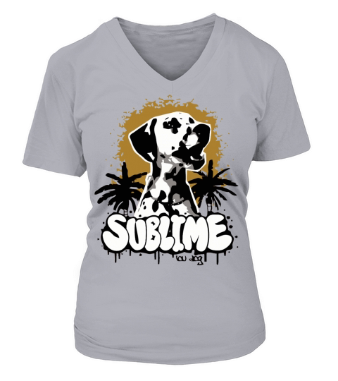 Sublime Lou Dog V-neck T-Shirt Woman