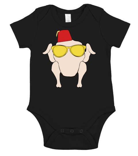 Friend Turkey Short Sleeve Baby One-Piece