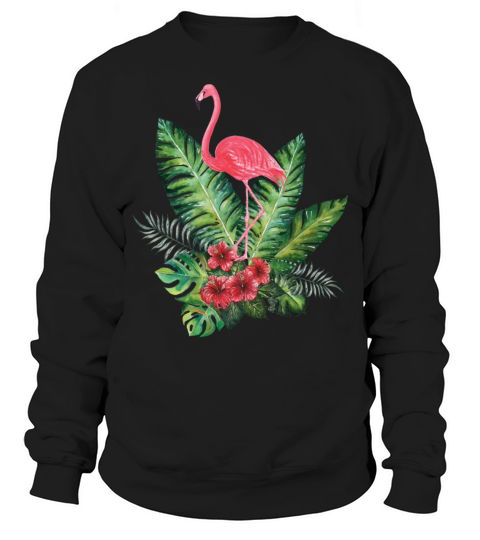 Flamingo in Watercolor Men's Sweatshirt