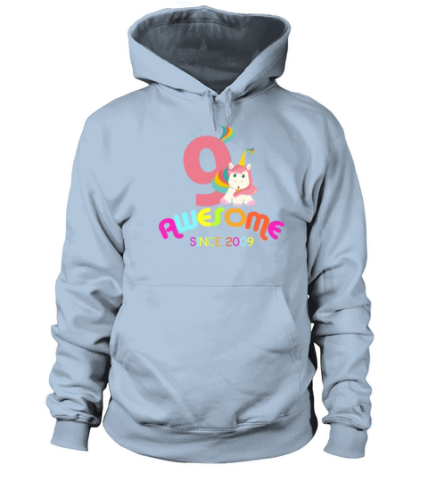Awesome Since 2009 Unicorn Birthday Gift Women's Hoodie