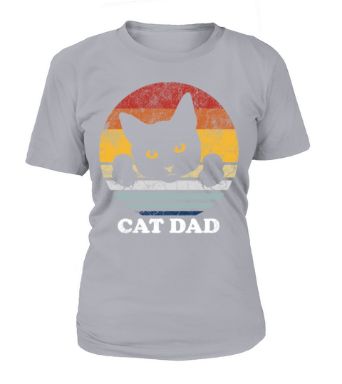 Cat Dad Matching Couple Outfit Cat Lover Gift Idea Women's T-Shirt