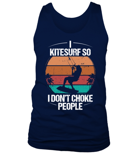 Kitesurfer Kiteboarder Kitesurfing Kite 7m Wind Tank Top Unisex