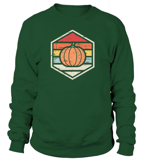 Retro Badge Pumpkin Women's Sweatshirt