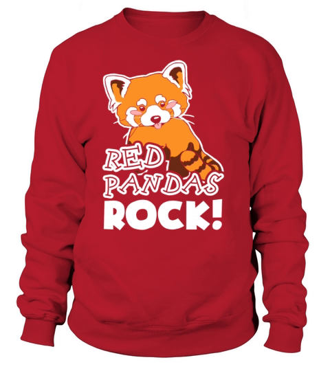 Red Pandas Rock Shirt Women's Sweatshirt