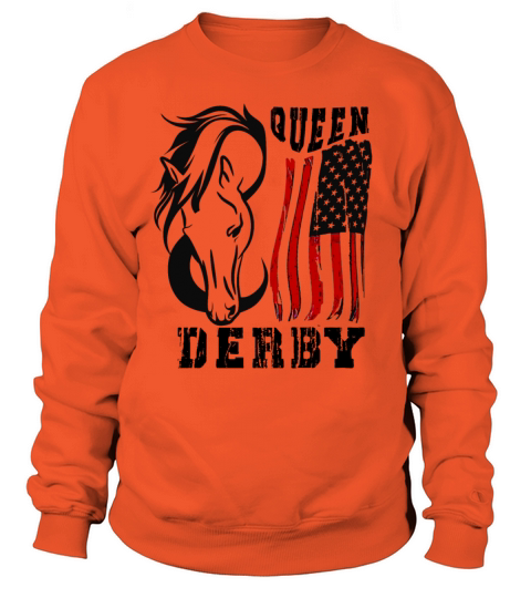 Derby Queen Horse Racing Funny Girl Gift Women's Sweatshirt